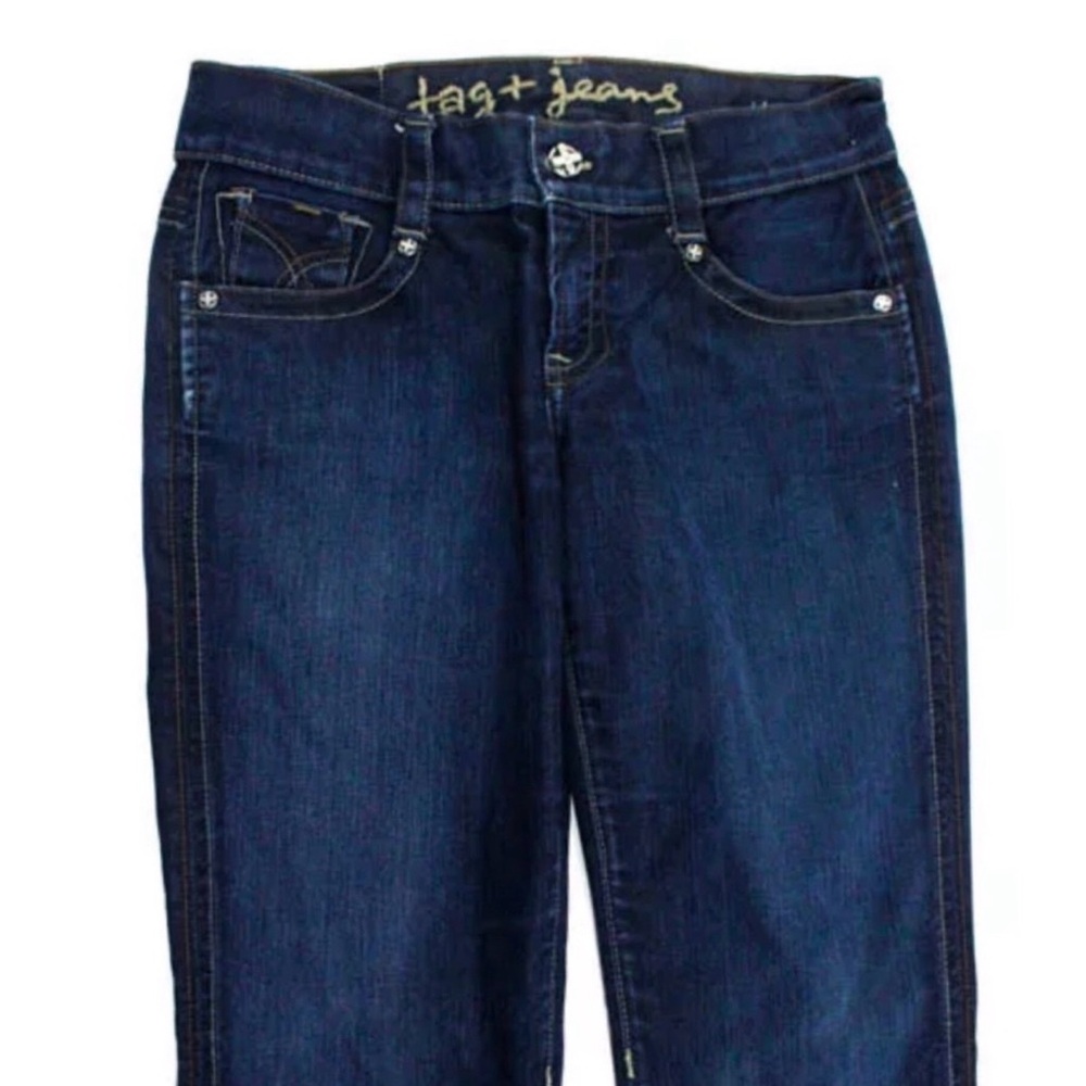 TAG JEANS Women's Dark Blue Boot Cut Jeans - Picture 2 of 6